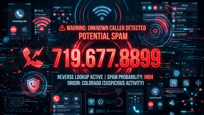 719.677.8899 Phone Number Lookup, Caller Details, Spam Check & Safety Guide